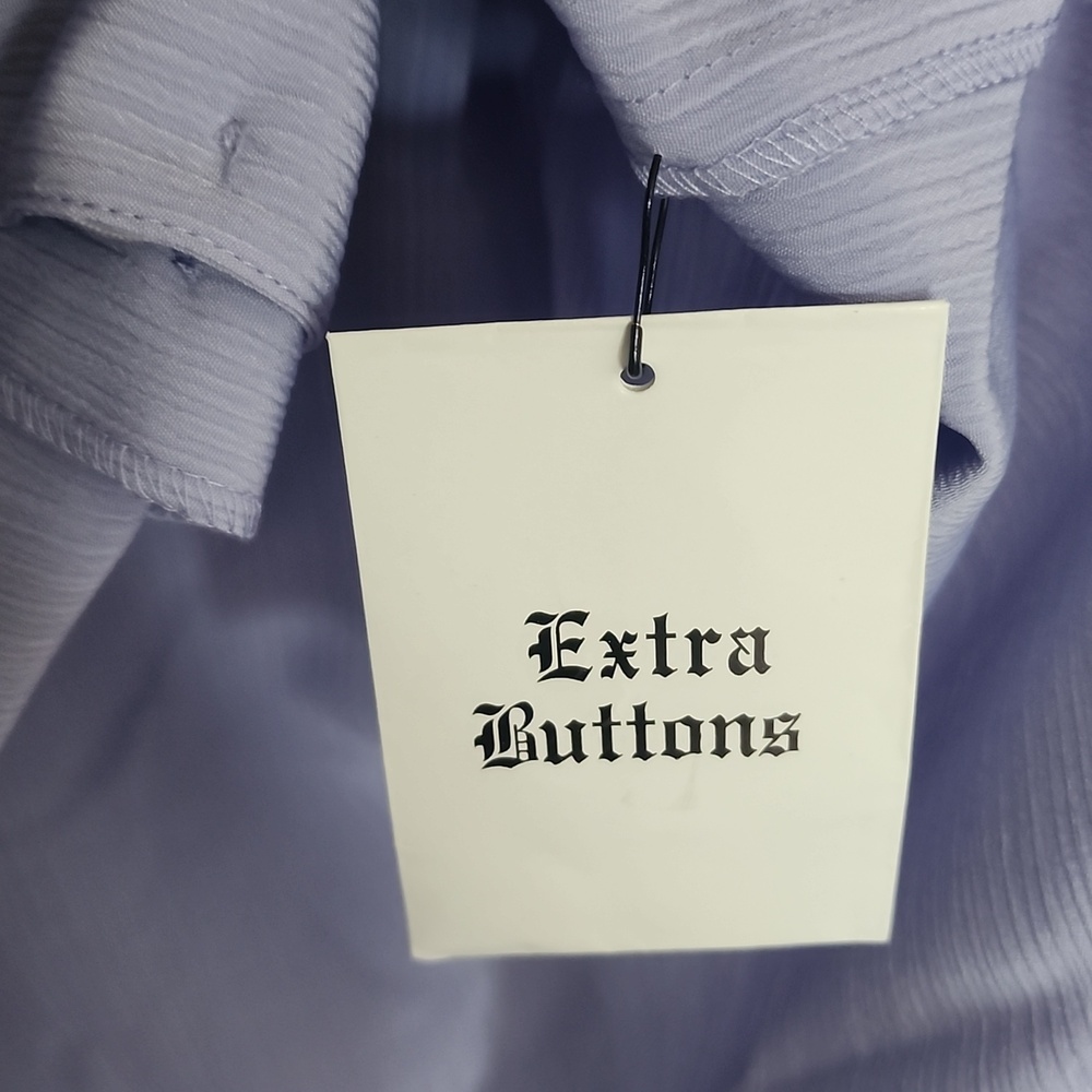 Periwinkle Button-Up Shirt - Picture 8 of 9
